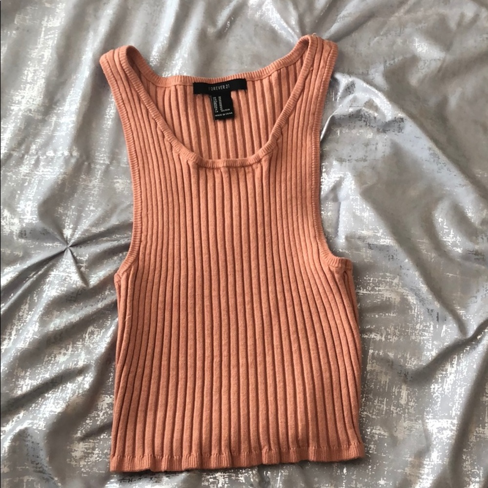 cute ribbed top from forever21